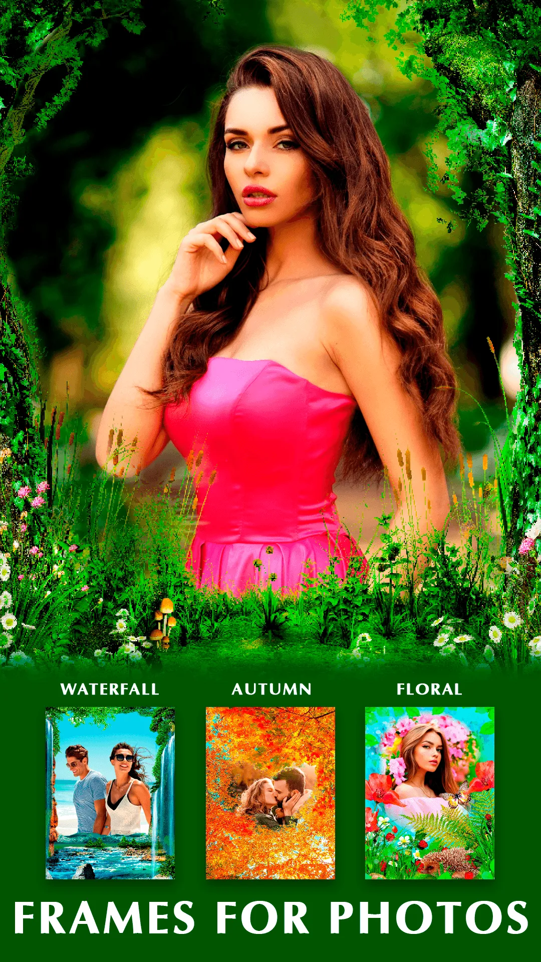 Nature Photo Frames & Stickers | Indus Appstore | Screenshot