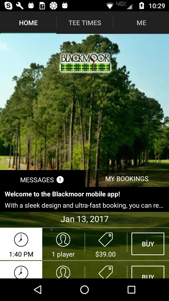 Blackmoor Golf Tee Times | Indus Appstore | Screenshot