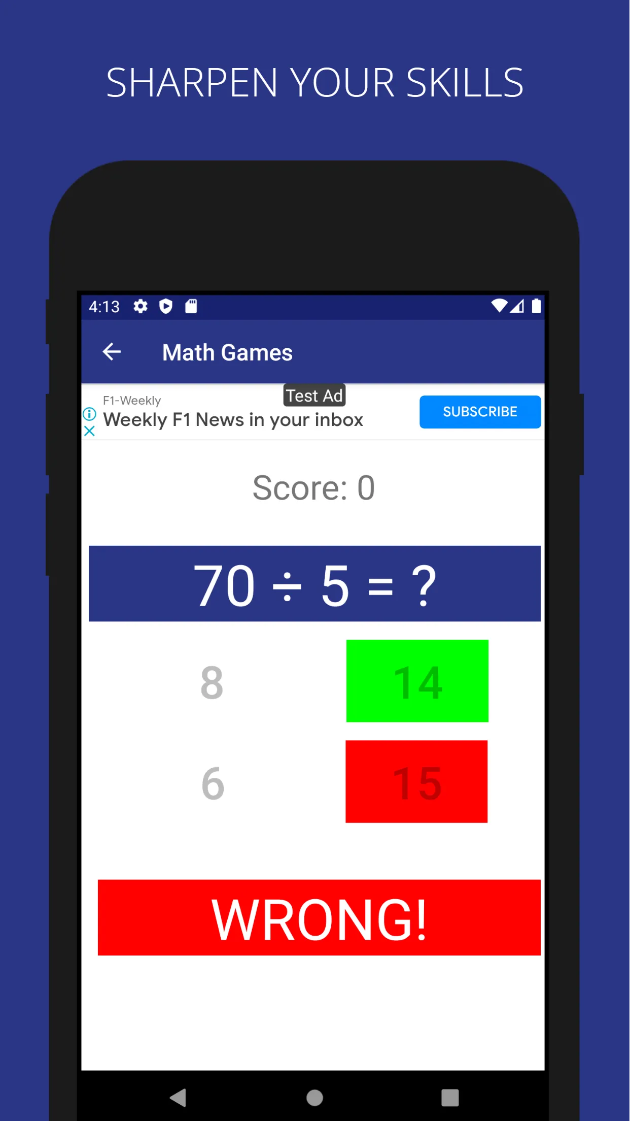 Math Games | Indus Appstore | Screenshot