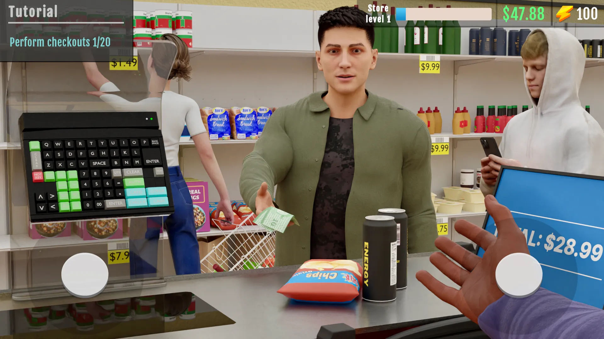 Supermarket Manager Simulator | Indus Appstore | Screenshot