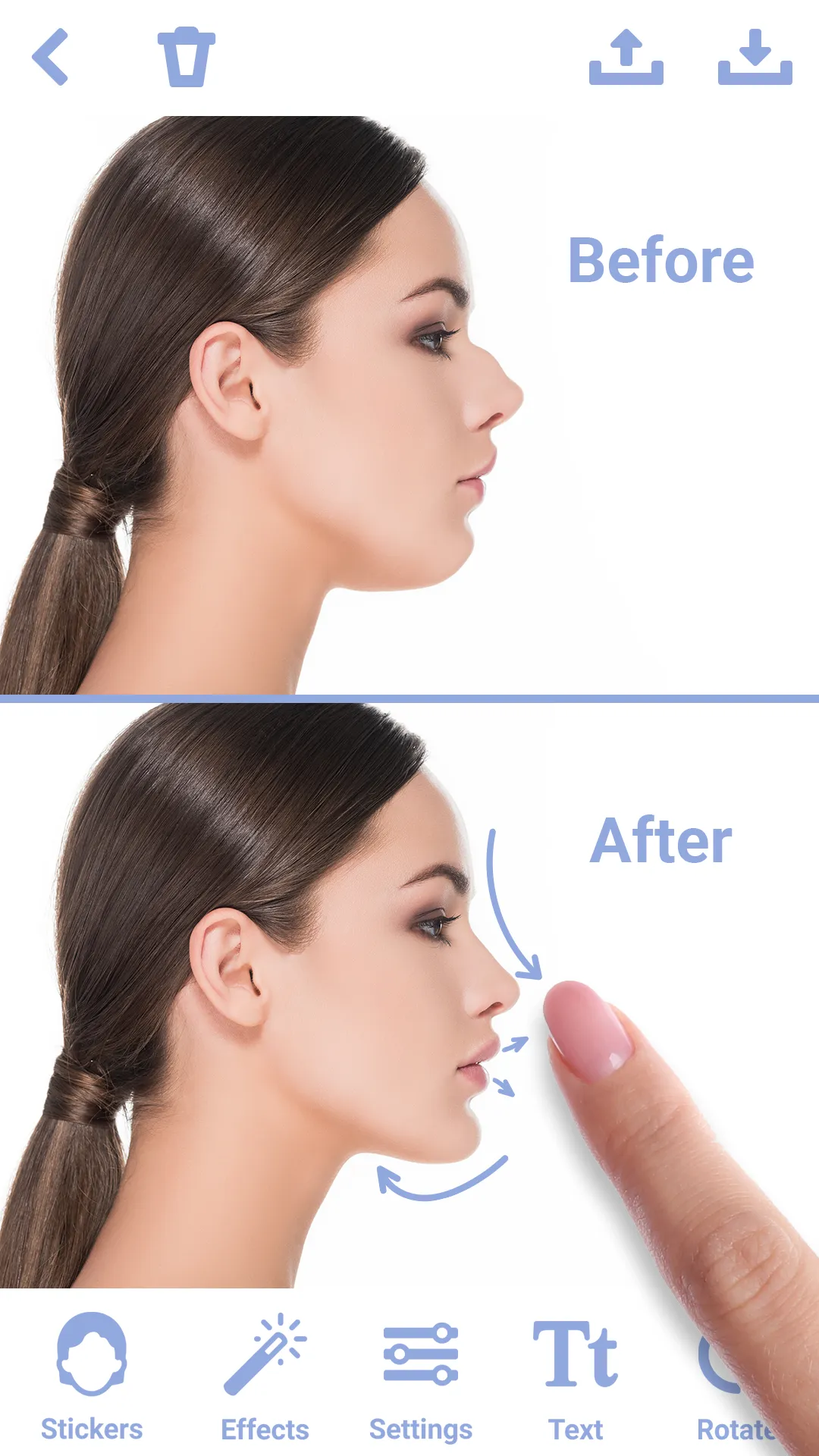 Rhinoplasty App: Nose Editor | Indus Appstore | Screenshot