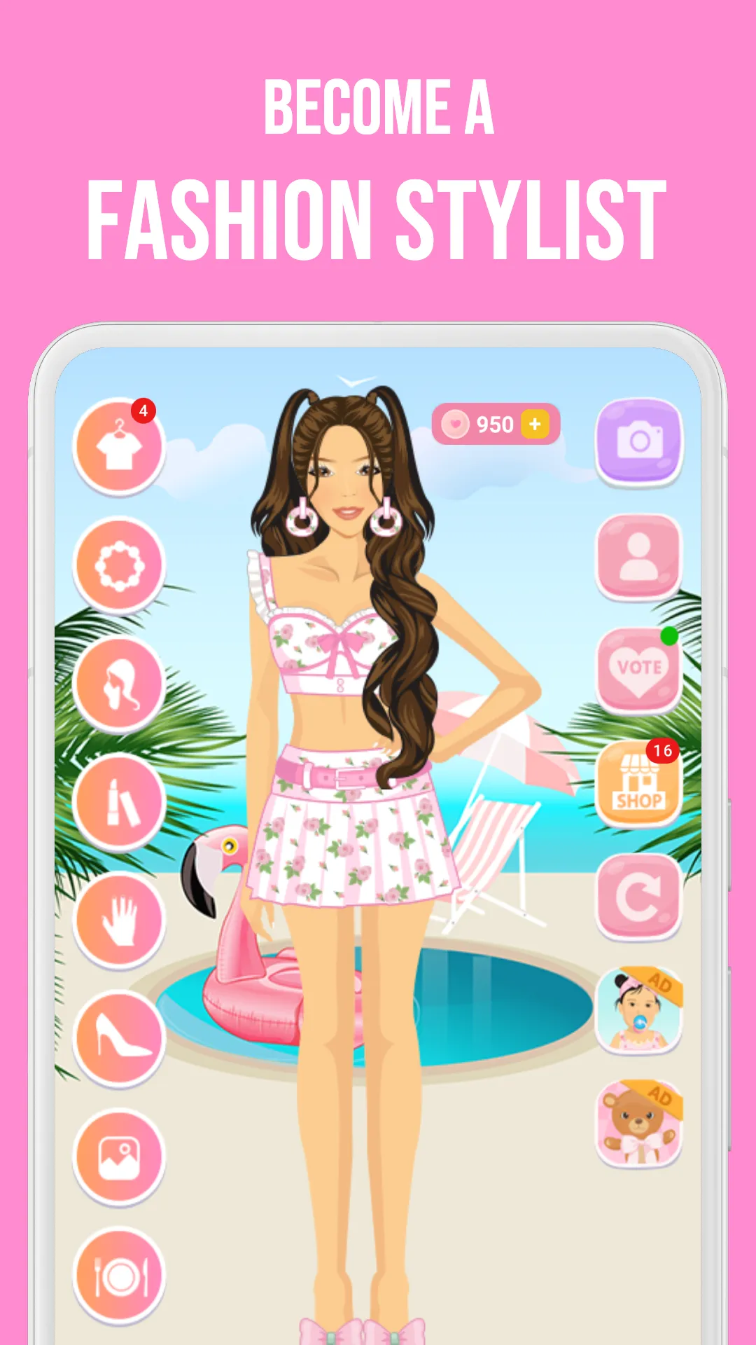 Fashion Girl: Dress up, Makeup | Indus Appstore | Screenshot