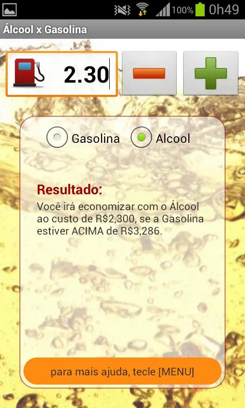 Alcool X Gasolina | Indus Appstore | Screenshot