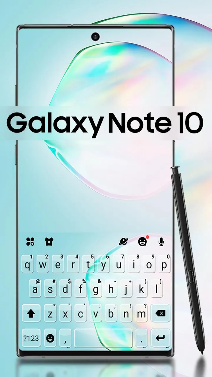 Galaxy Note 10 Keyboard Theme | Indus Appstore | Screenshot