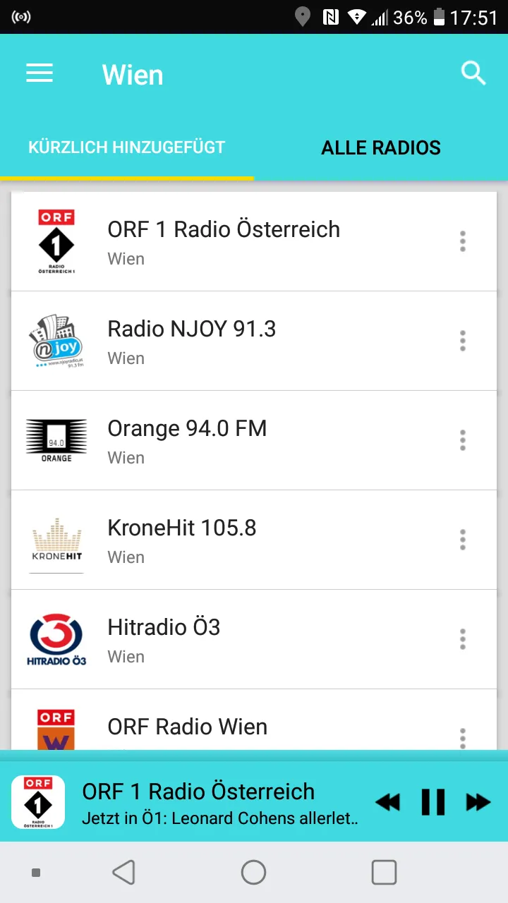 Radio Vienna | Indus Appstore | Screenshot