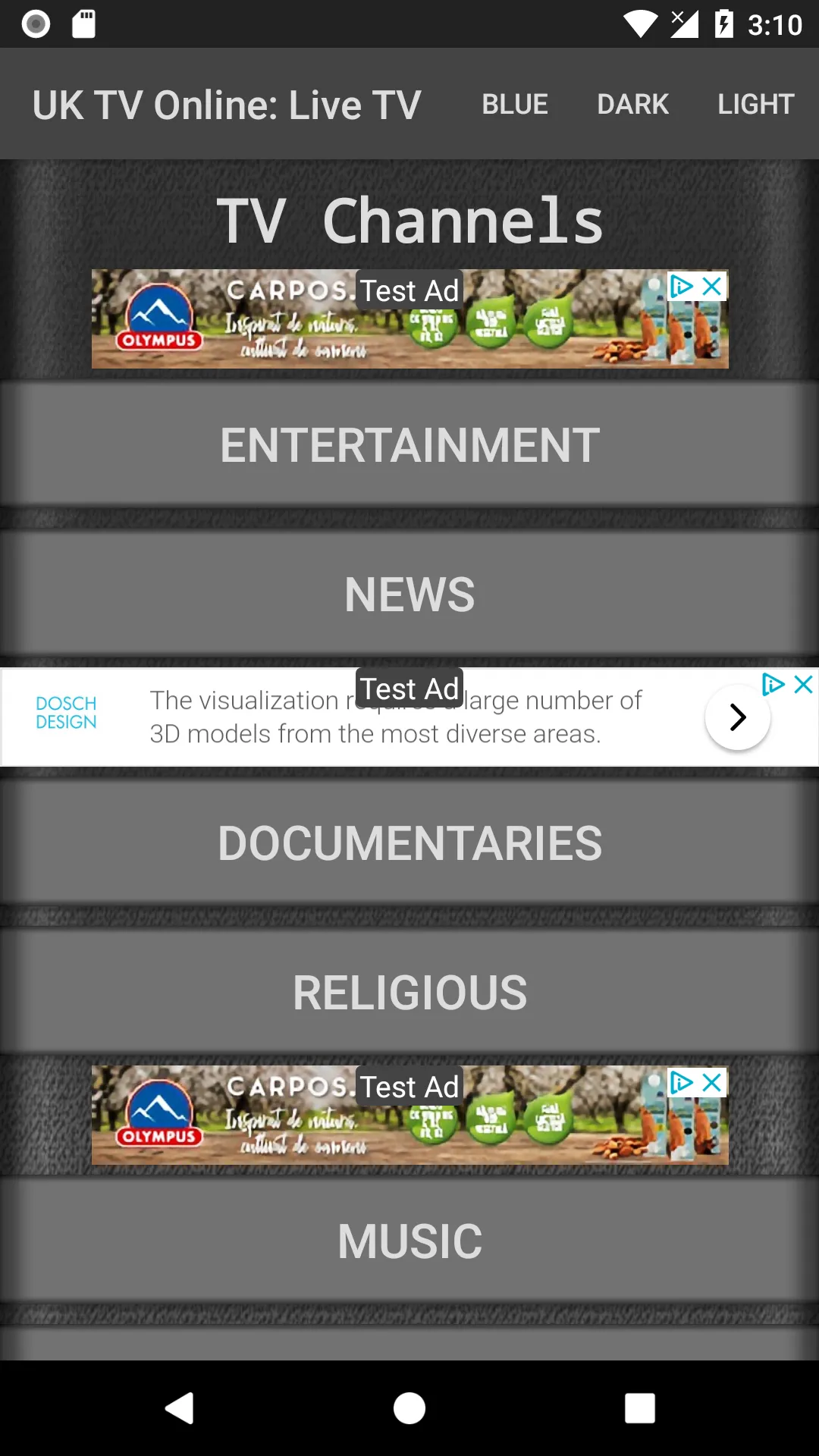 UK TV Online: Live TV | Indus Appstore | Screenshot