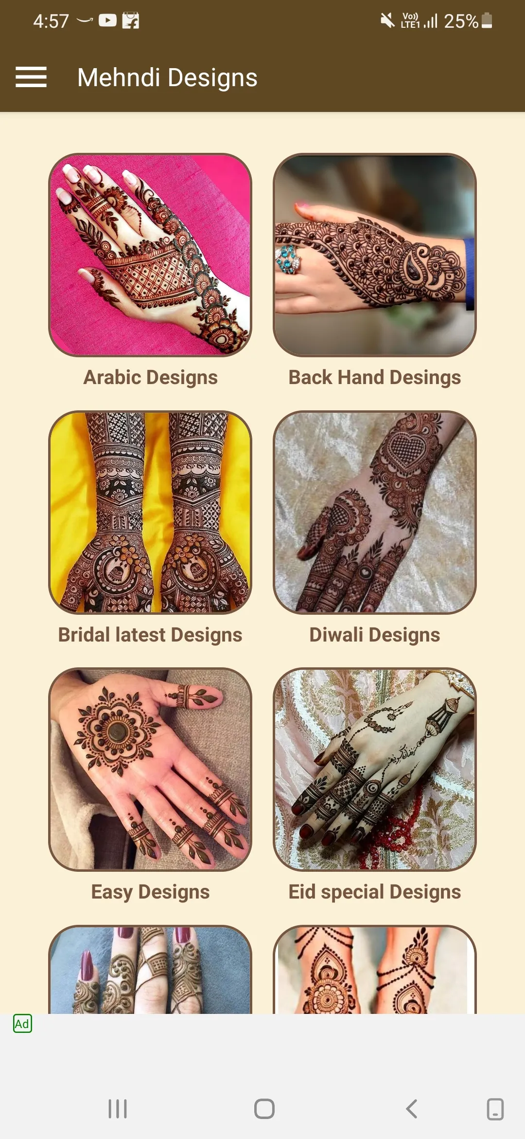 Mehendi Design Offline | Indus Appstore | Screenshot