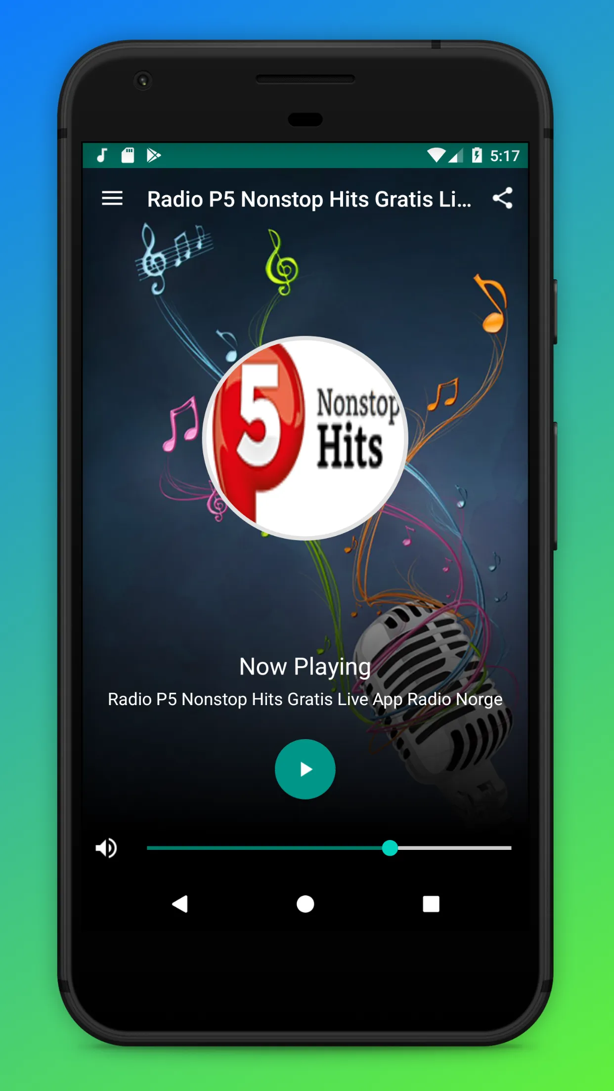 Radio P5 Nonstop Hits FM Norge | Indus Appstore | Screenshot