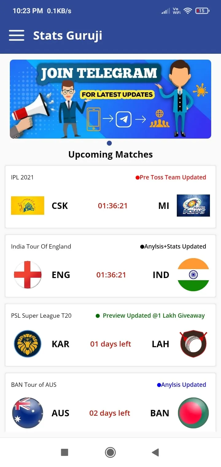 Stats Guruji - Prediction Cric | Indus Appstore | Screenshot