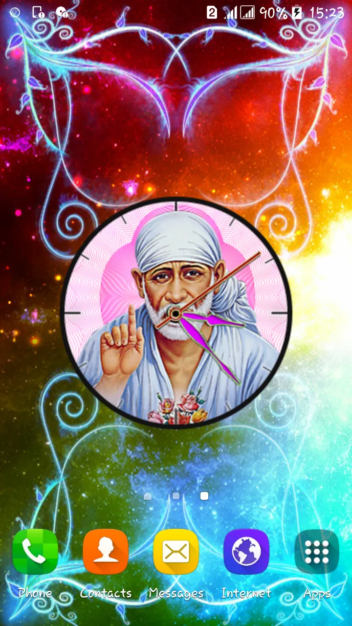 Sai Baba Clock Live Wallpaper | Indus Appstore | Screenshot