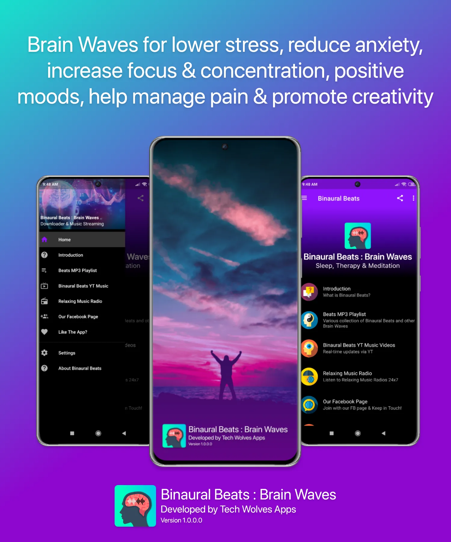 Binaural Beats: Study, Sleep | Indus Appstore | Screenshot