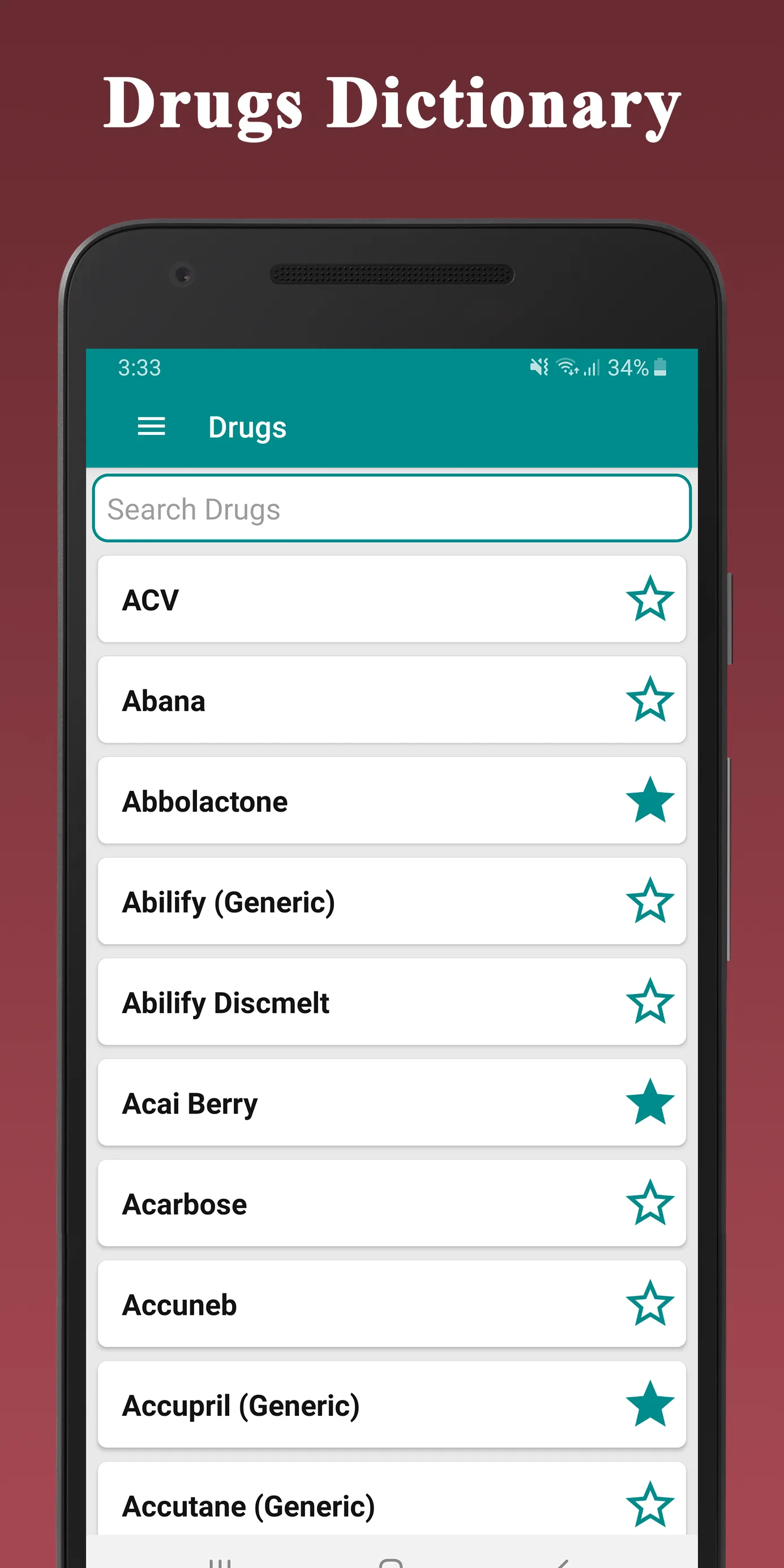 Medical Drugs Dictionary Guide | Indus Appstore | Screenshot