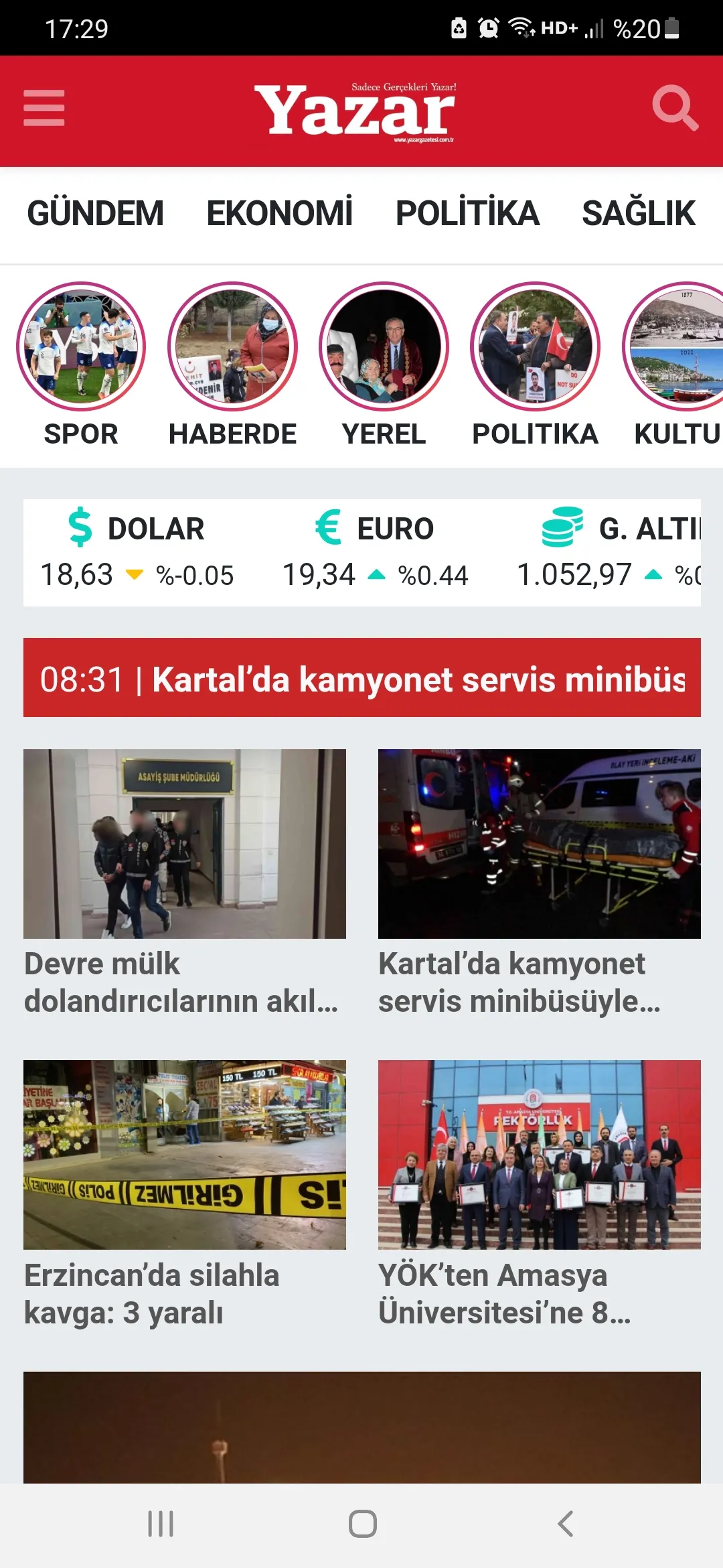 Yazar Gazetesi | Indus Appstore | Screenshot