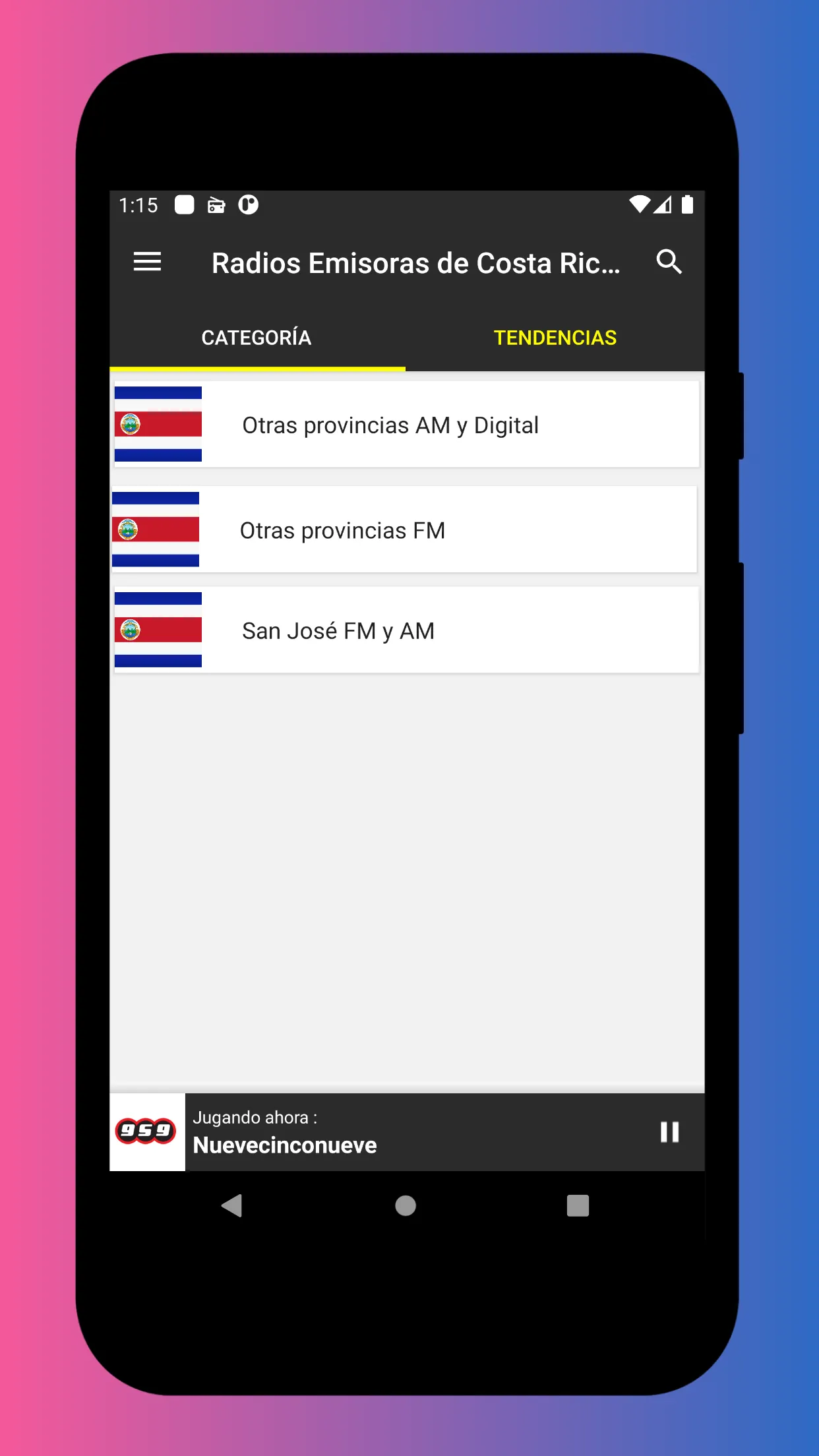 Radio Costa Rica: Radio Online | Indus Appstore | Screenshot