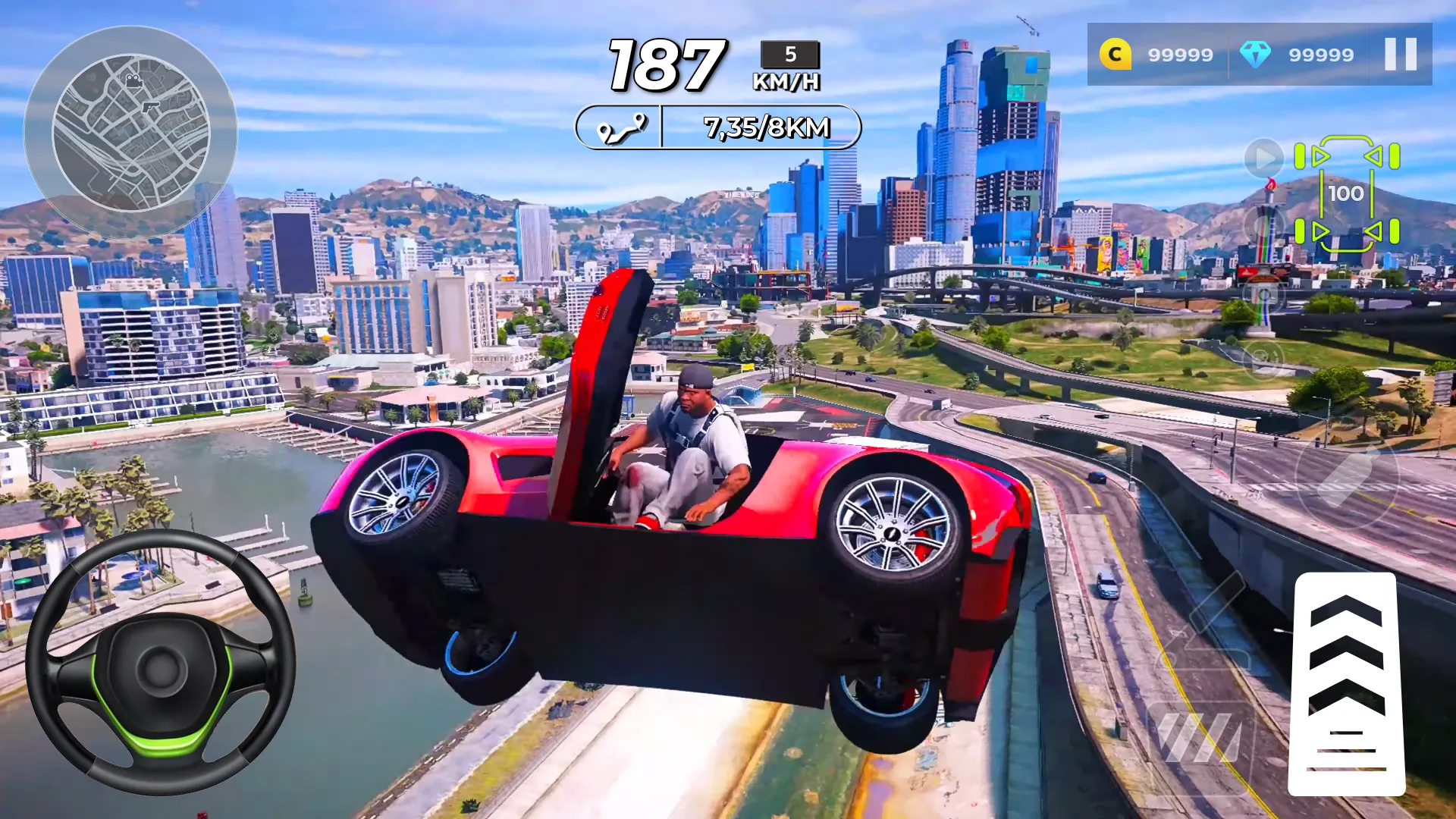 Street Racing Car: Night Vegas | Indus Appstore | Screenshot