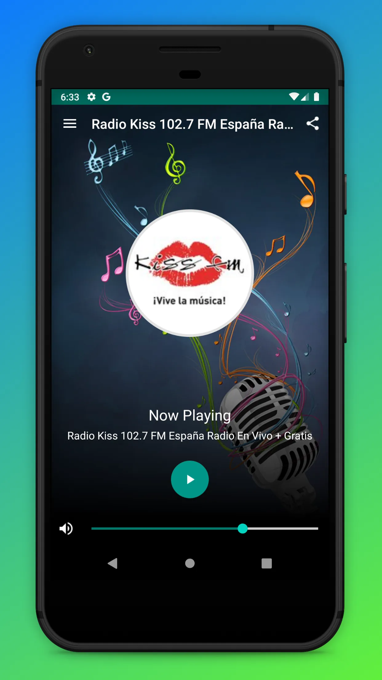 Radio Kiss FM España App | Indus Appstore | Screenshot