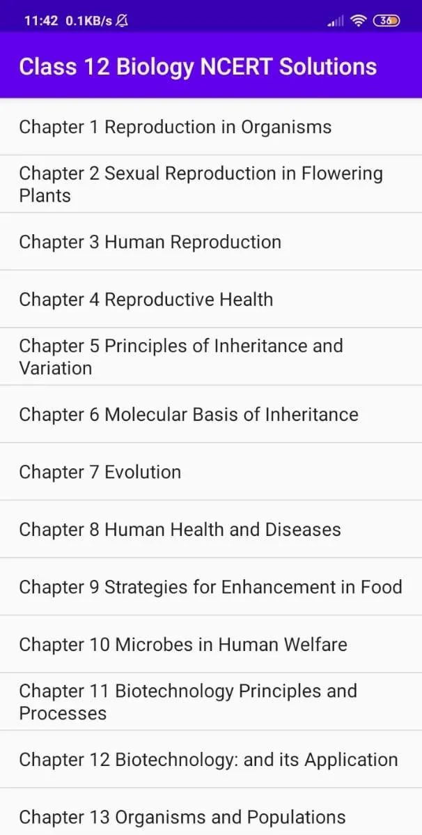 Class12 Biology NCERT Solution | Indus Appstore | Screenshot