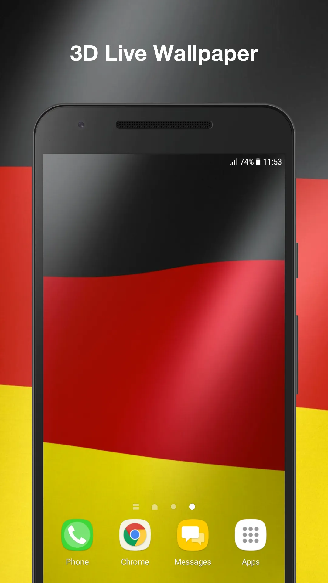 Germany Flag Live Wallpaper | Indus Appstore | Screenshot