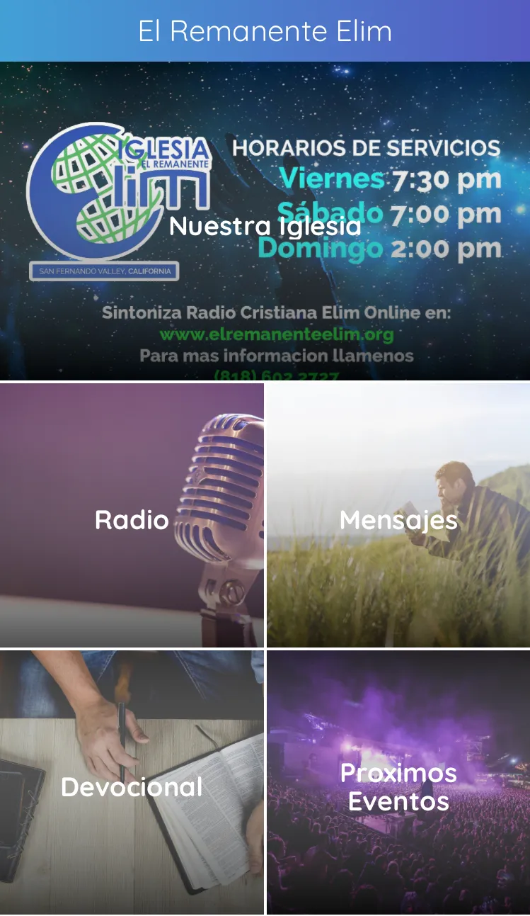 Iglesia El Remanente Elim | Indus Appstore | Screenshot