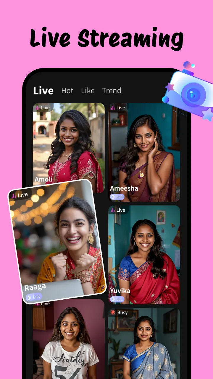 Qutiee - Live Call & Chat | Indus Appstore | Screenshot