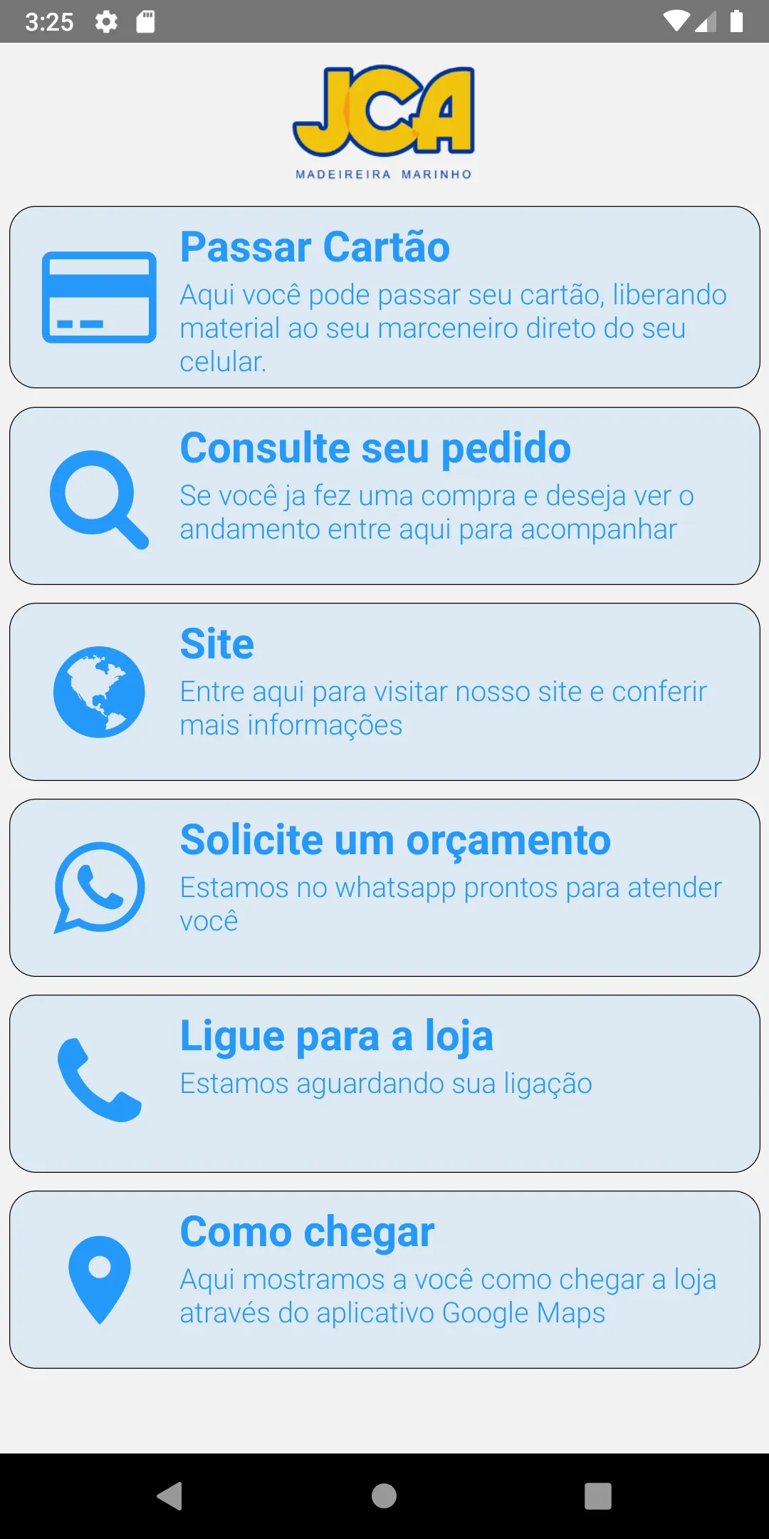 JCA Madeireira | Indus Appstore | Screenshot