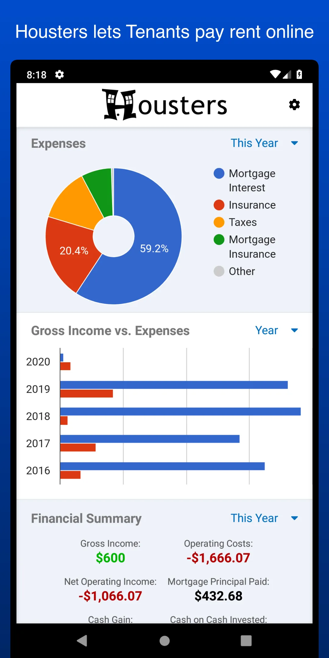 Housters, Property Management | Indus Appstore | Screenshot