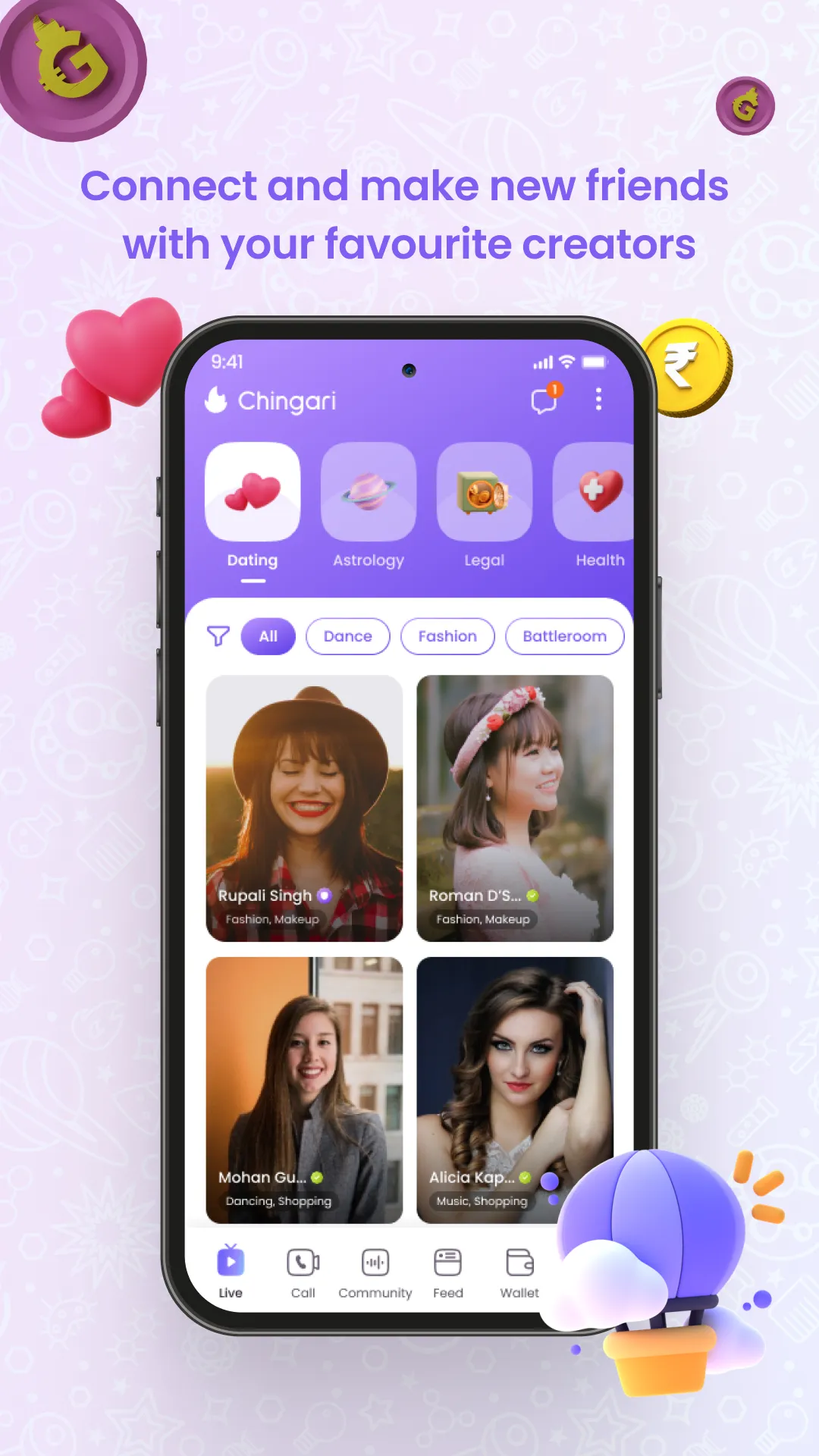 Chingari - Live & Social Games | Indus Appstore | Screenshot
