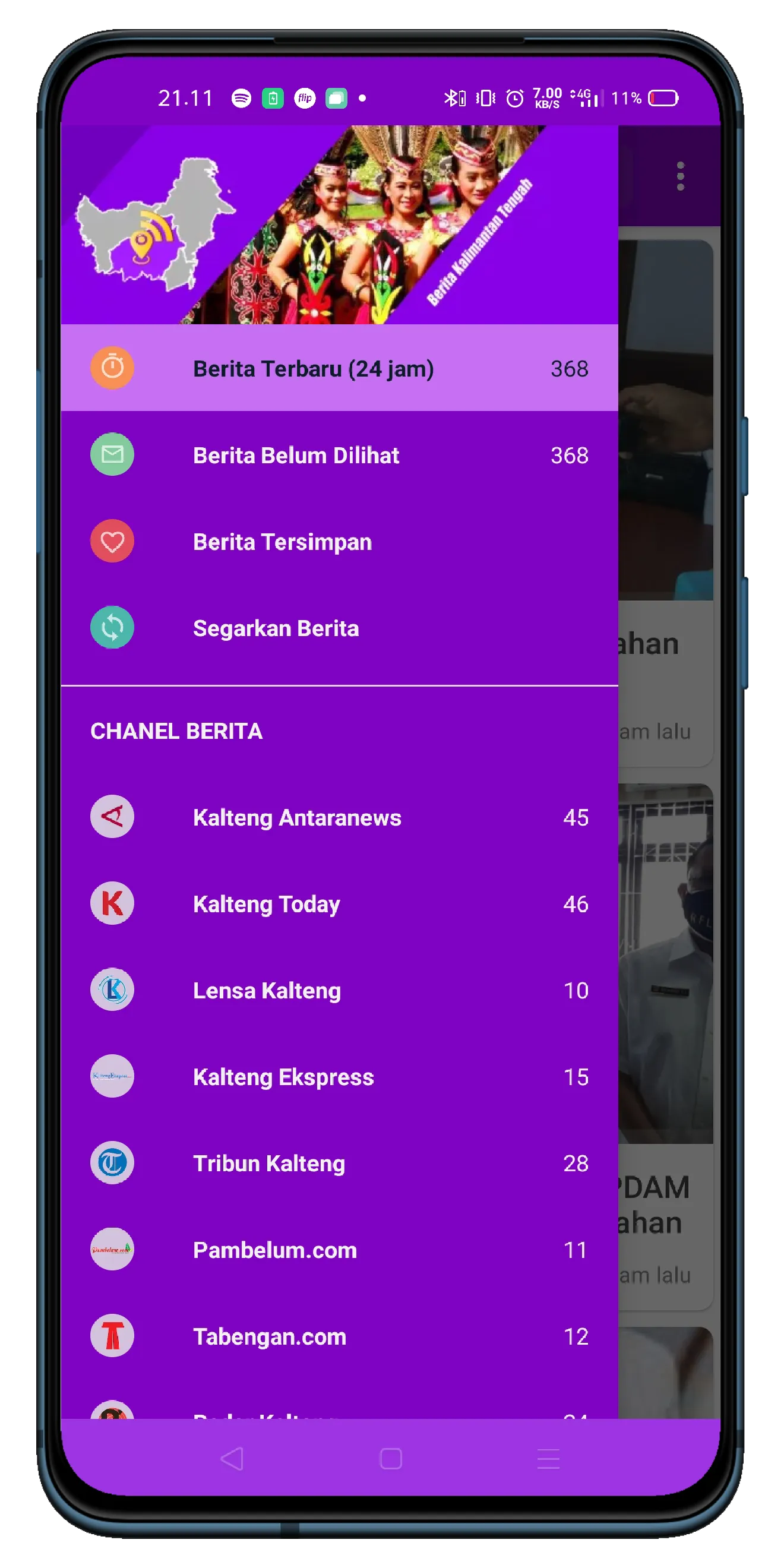 Berita Kalteng (Berita Kaliman | Indus Appstore | Screenshot