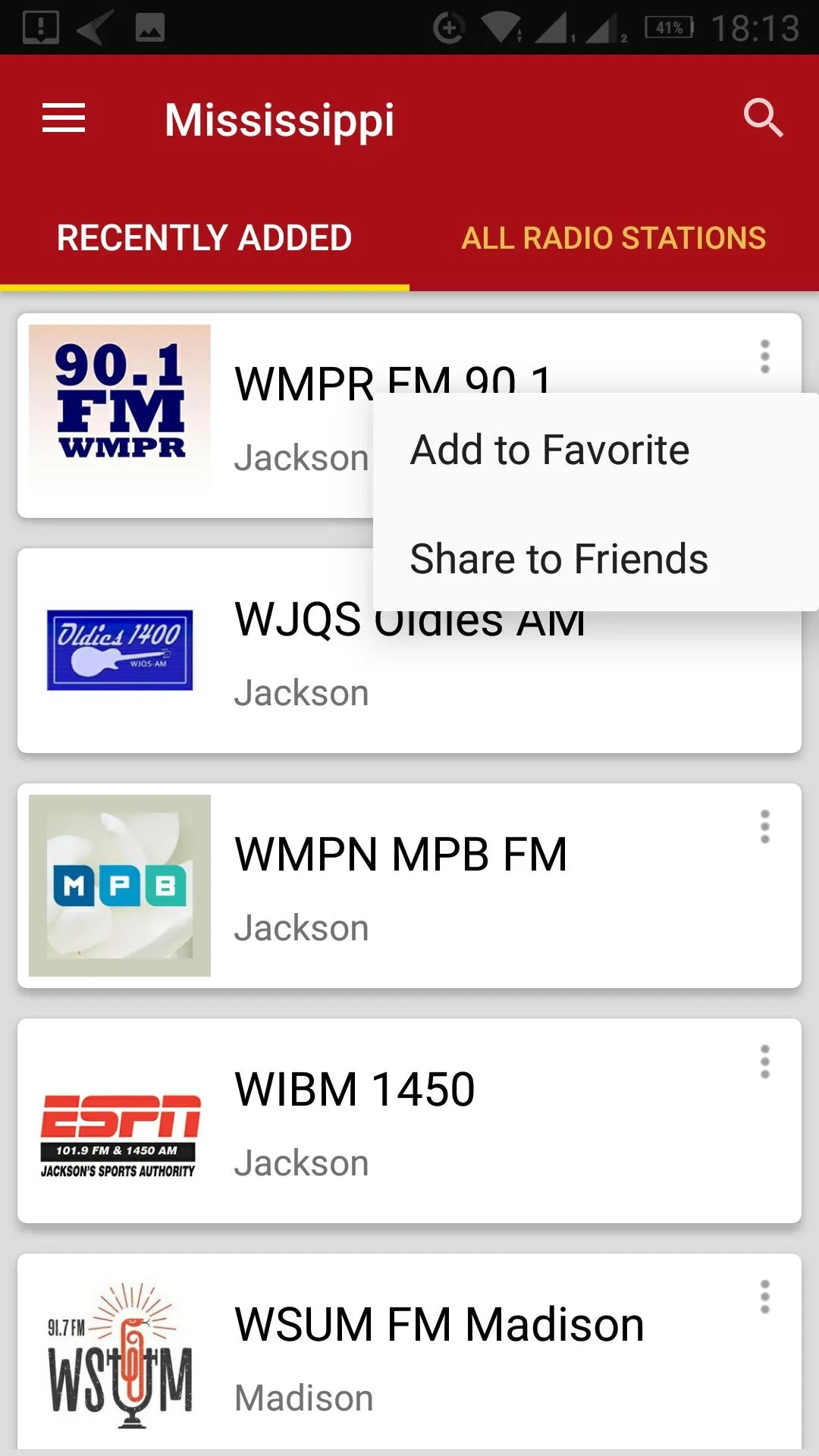 Mississippi Radio Stations | Indus Appstore | Screenshot