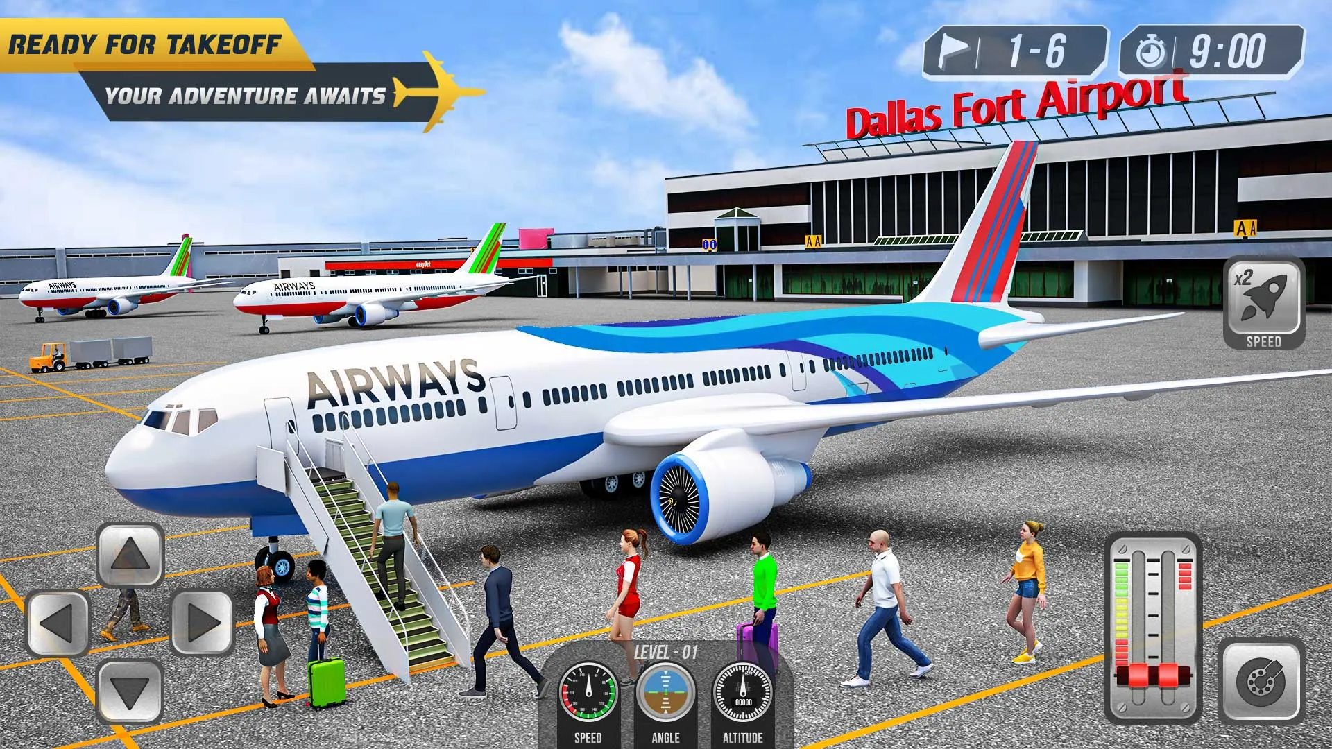 Airplane Simulator Plane Games | Indus Appstore | Screenshot