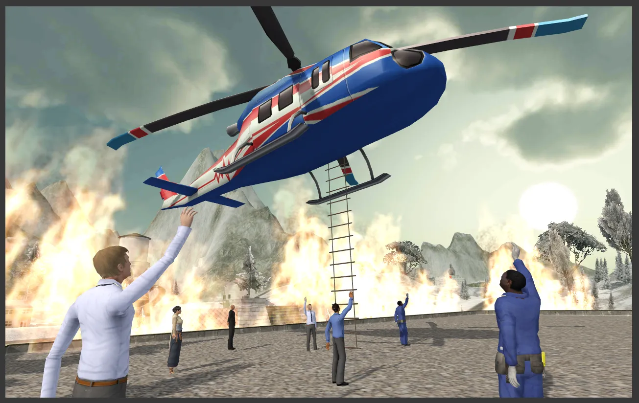 Helicopter Hill Rescue | Indus Appstore | Screenshot