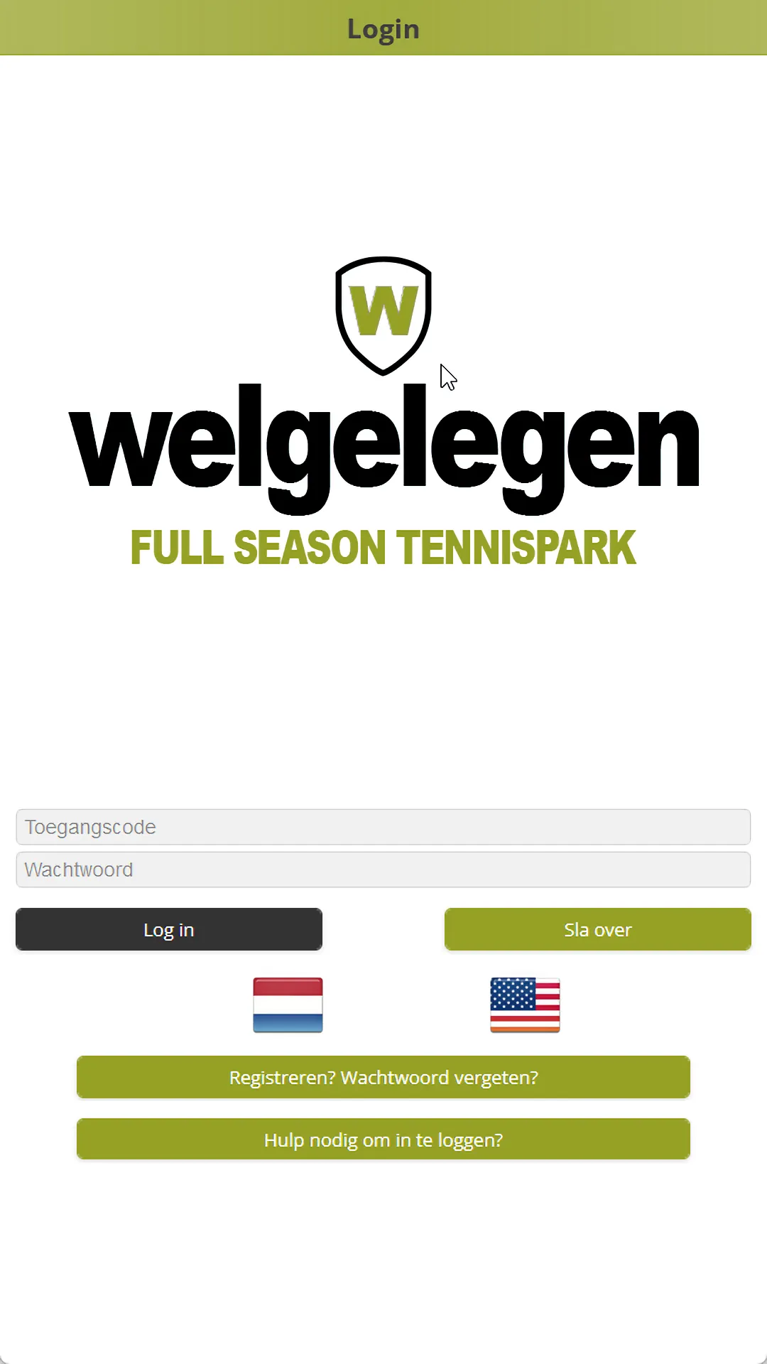 Tennispark Welgelegen | Indus Appstore | Screenshot