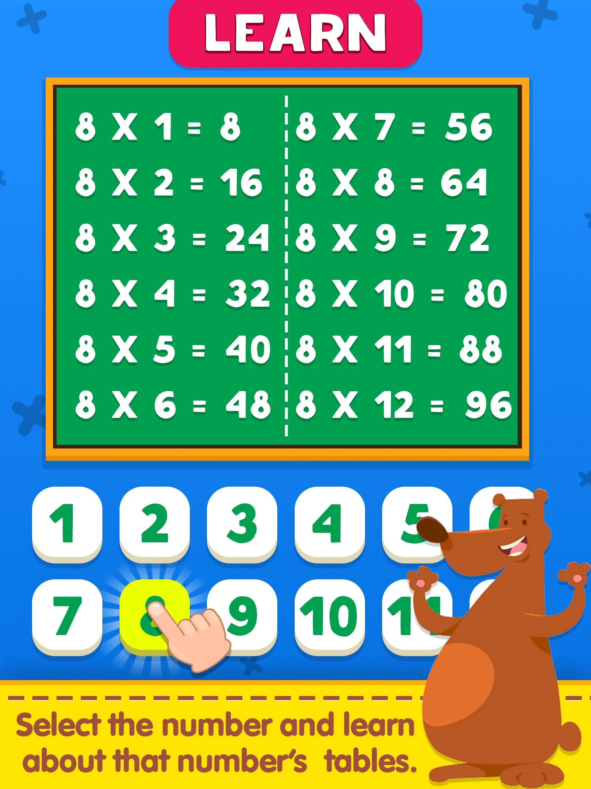 Multiplication Table Learning | Indus Appstore | Screenshot