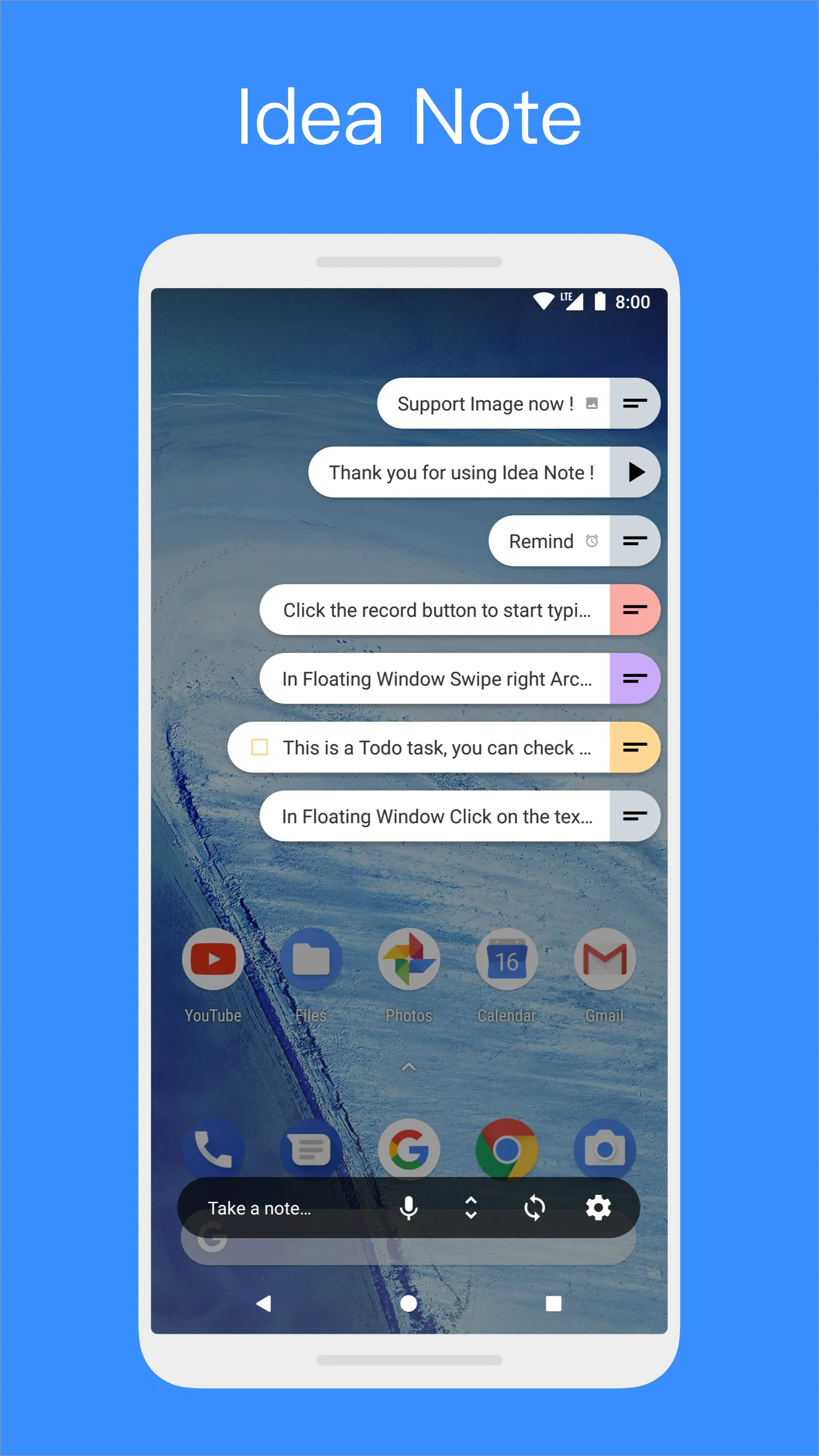 Idea Note-Floating Voice Note | Indus Appstore | Screenshot