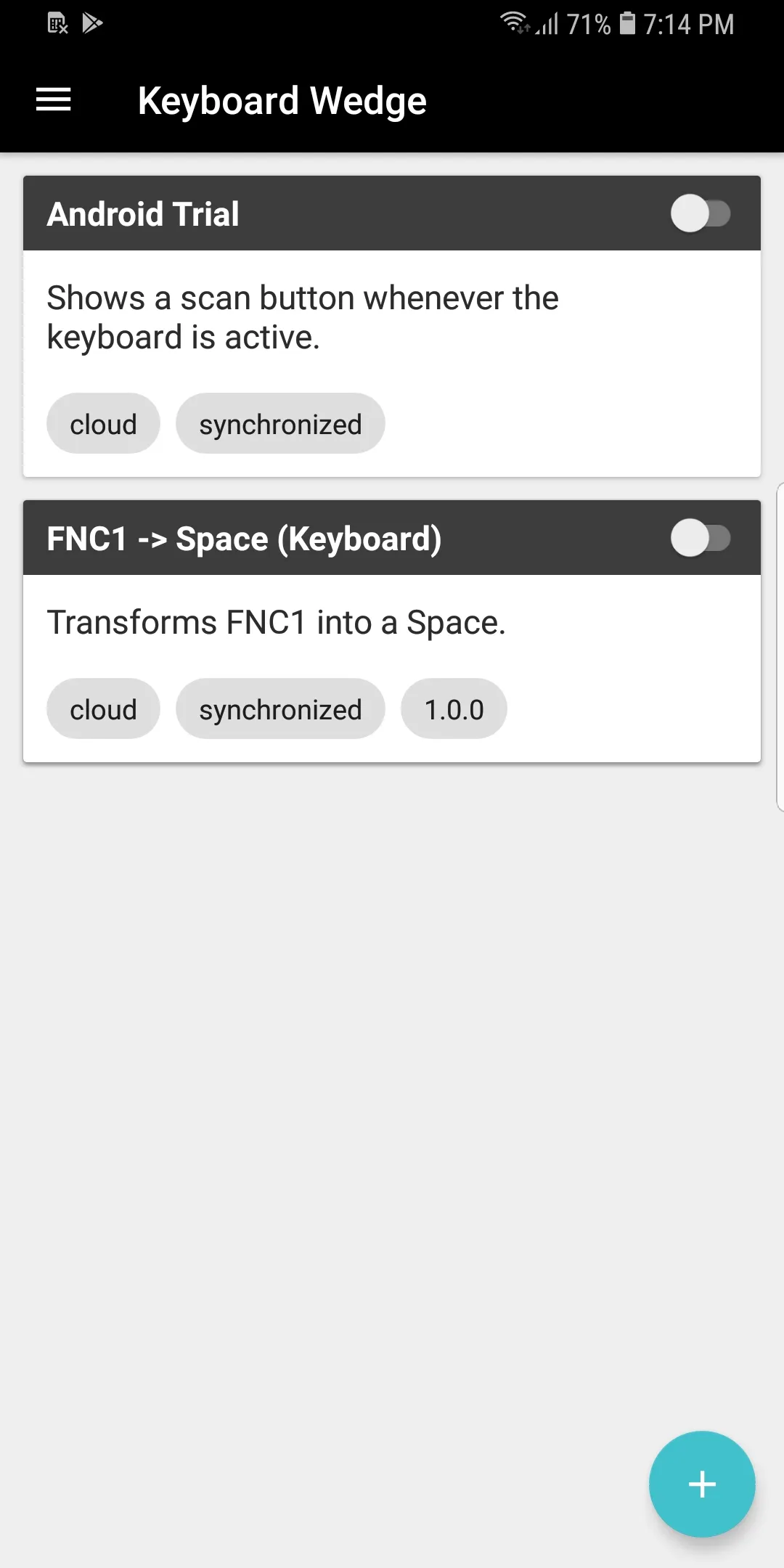 Scandit Keyboard Wedge | Indus Appstore | Screenshot