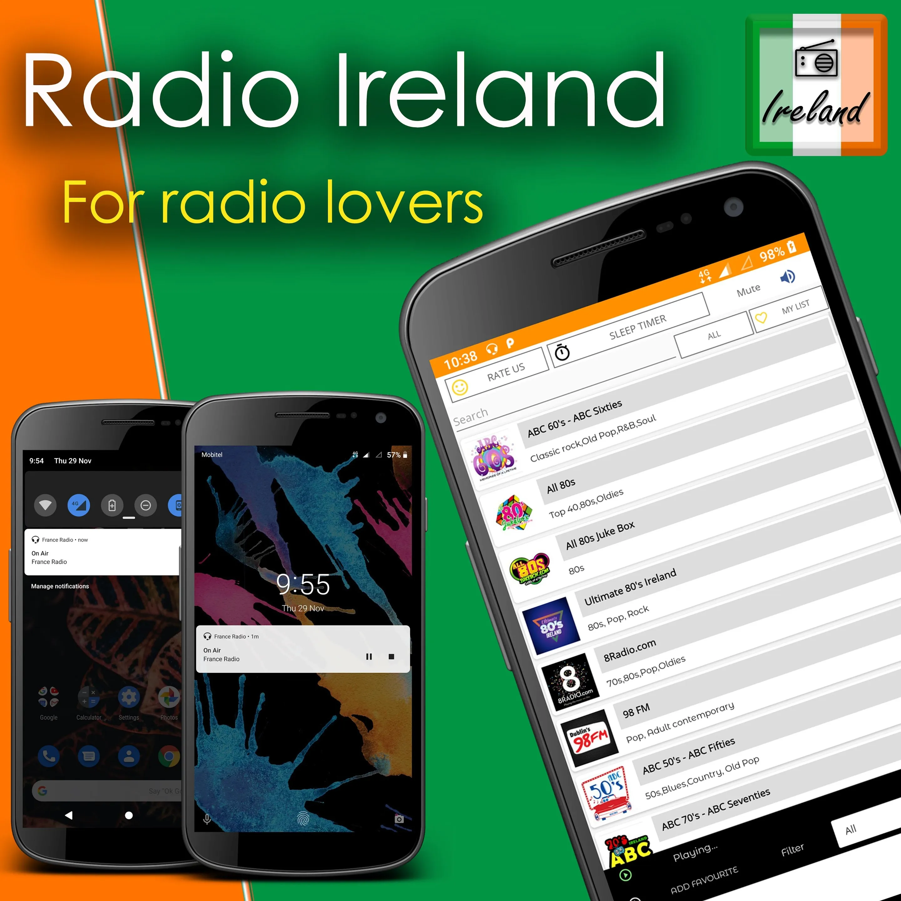 Irish Radio - Radio Ireland | Indus Appstore | Screenshot