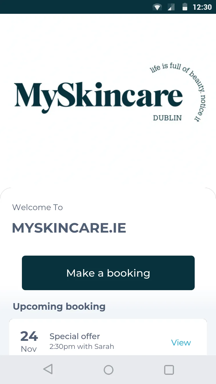 MYSKINCARE.IE | Indus Appstore | Screenshot