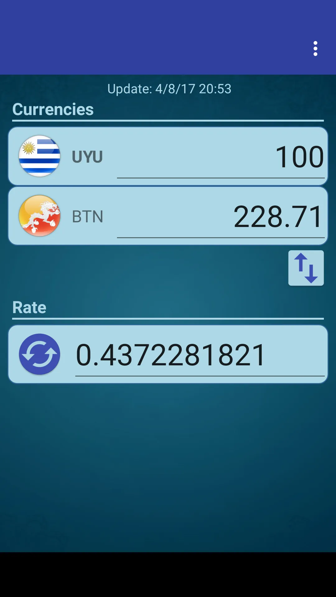 UYU Peso x Bhutanese Ngultrum | Indus Appstore | Screenshot