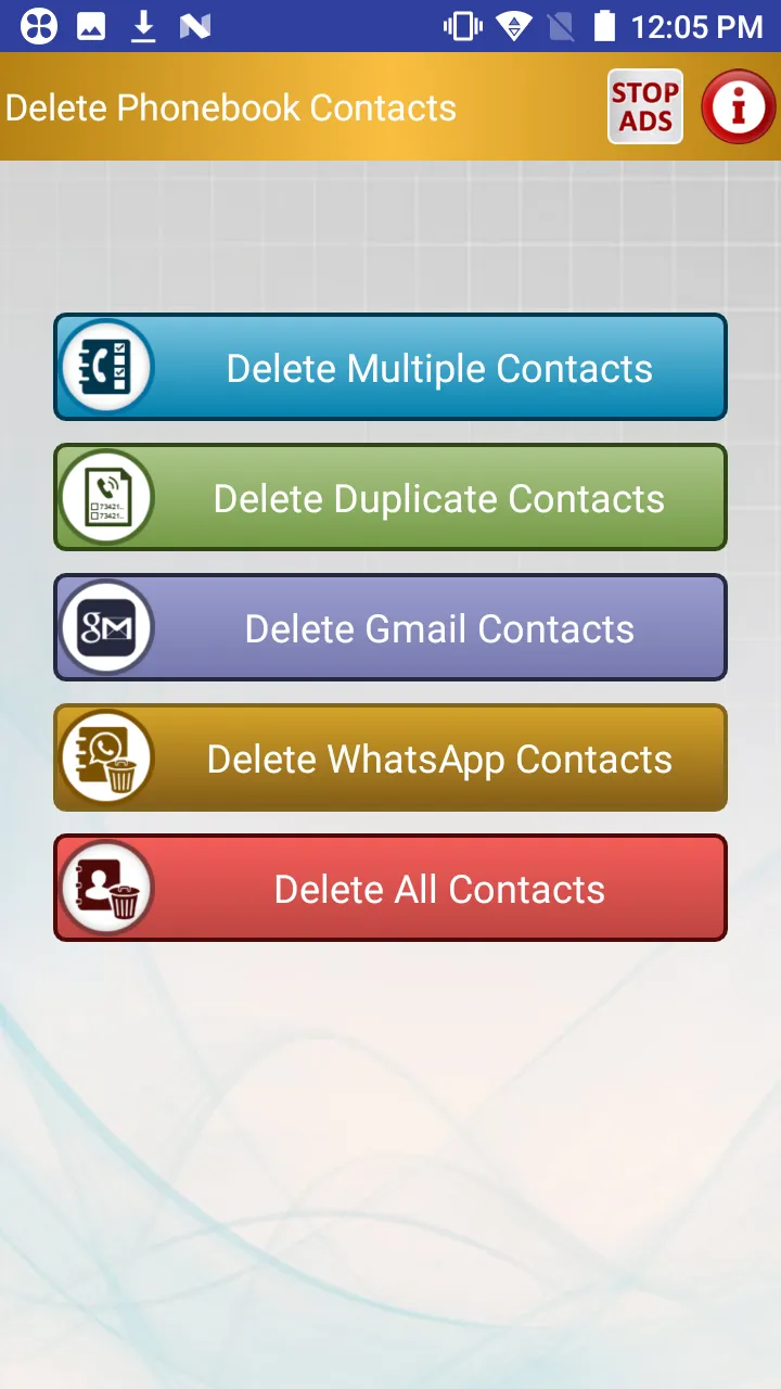 Delete all Phonebook Contacts | Indus Appstore | Screenshot