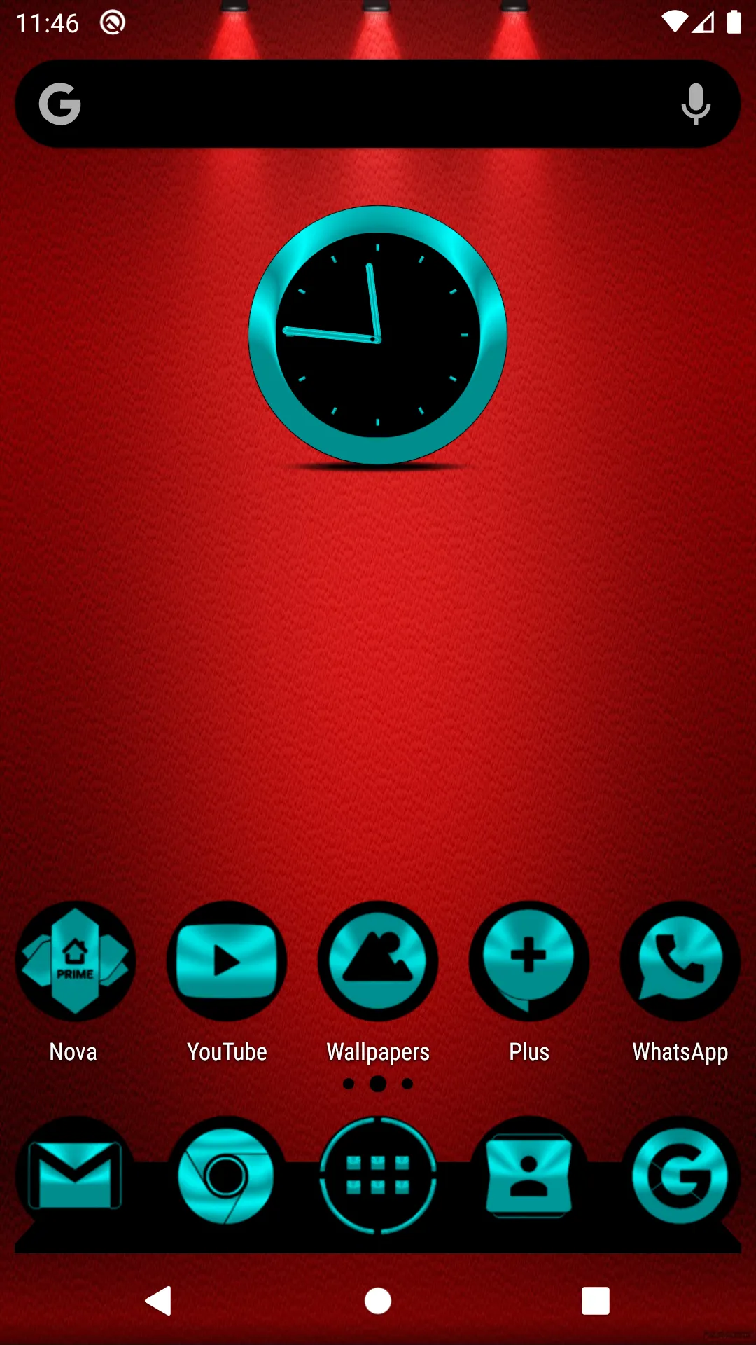 Oreo Cyan Icon Pack | Indus Appstore | Screenshot