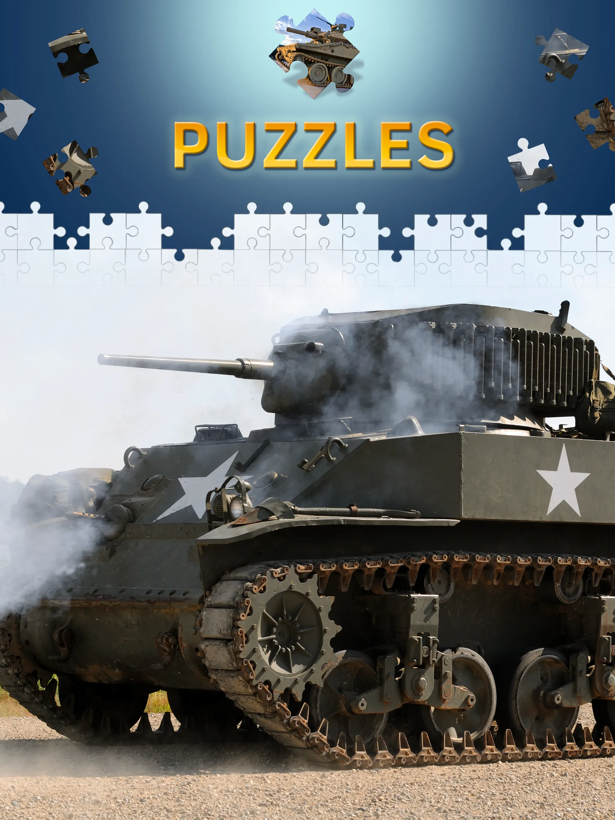 Military Tank Jigsaw Puzzles | Indus Appstore | Screenshot