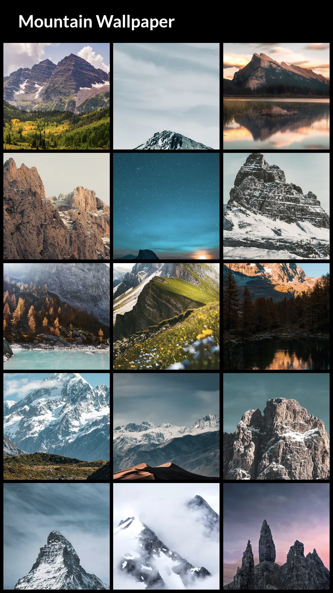 Mountain Wallpapers | Indus Appstore | Screenshot