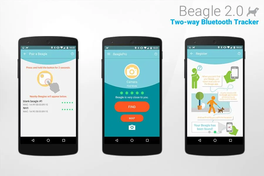 Beagle 2.0 Bluetooth Tracker | Indus Appstore | Screenshot