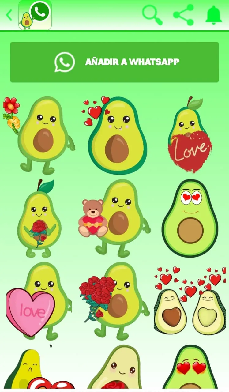 stickers Aguacate | Indus Appstore | Screenshot