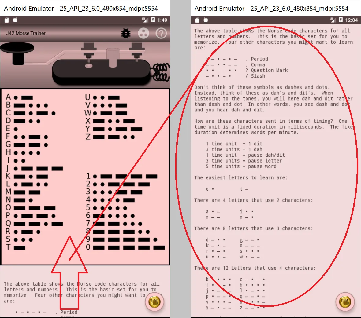 J42 Morse Code Trainer | Indus Appstore | Screenshot