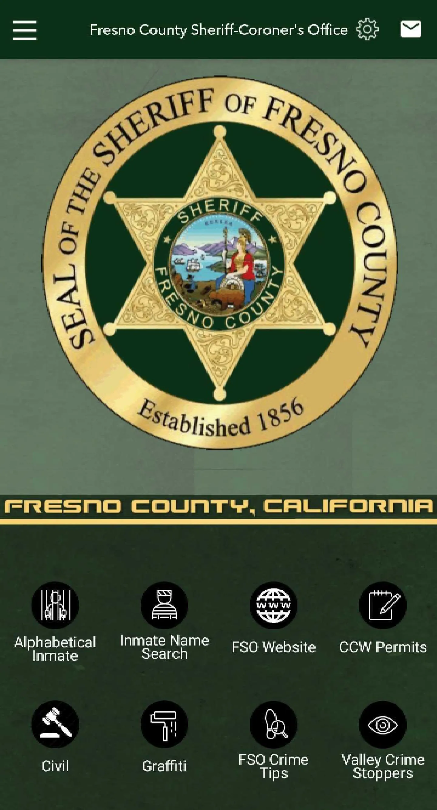 Fresno County Sheriff's Office | Indus Appstore | Screenshot