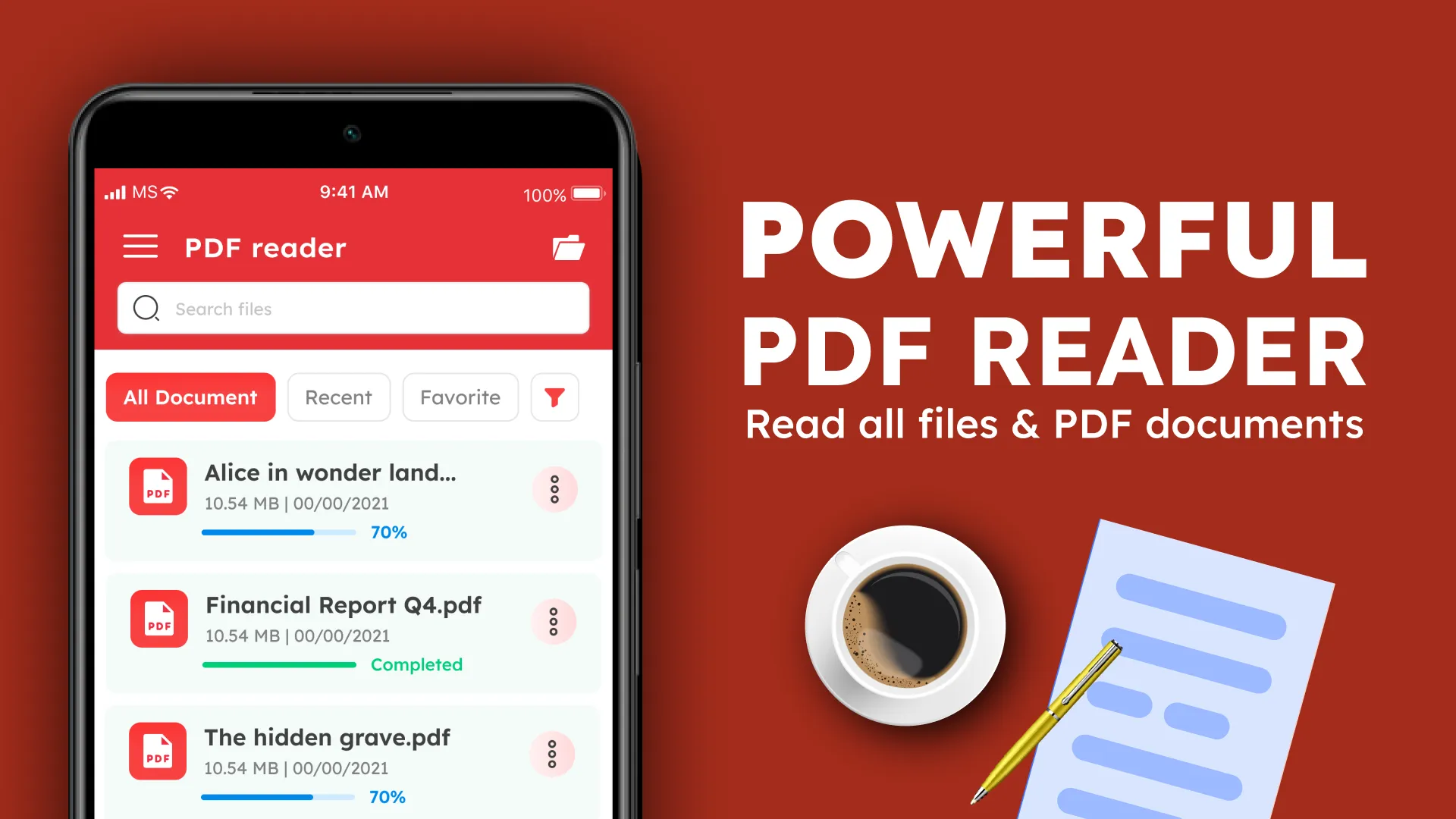 PDF Reader: Read all PDF files | Indus Appstore | Screenshot