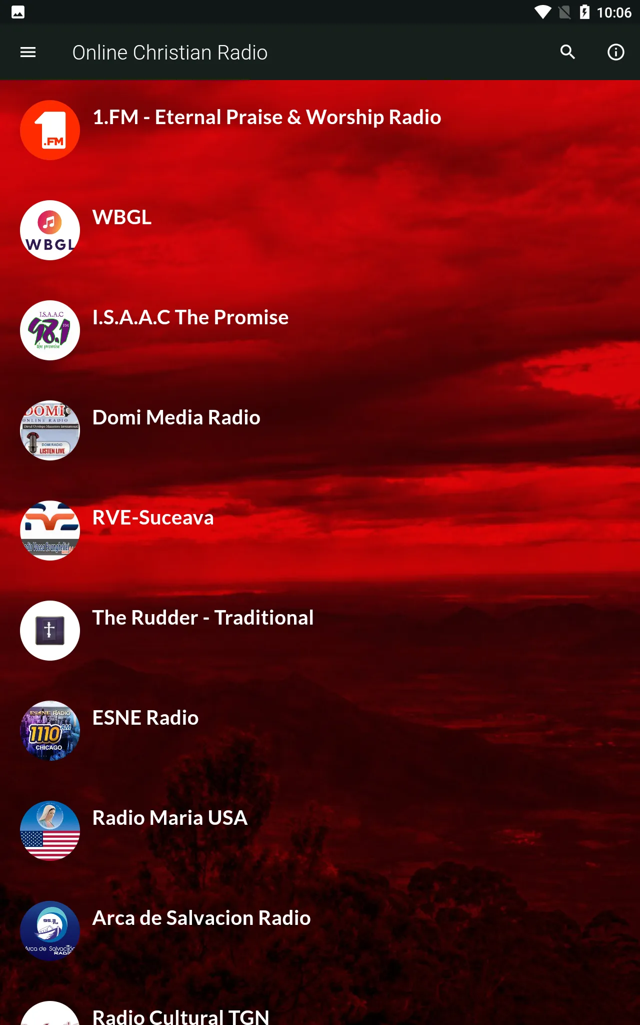 Online Christian Radio | Indus Appstore | Screenshot