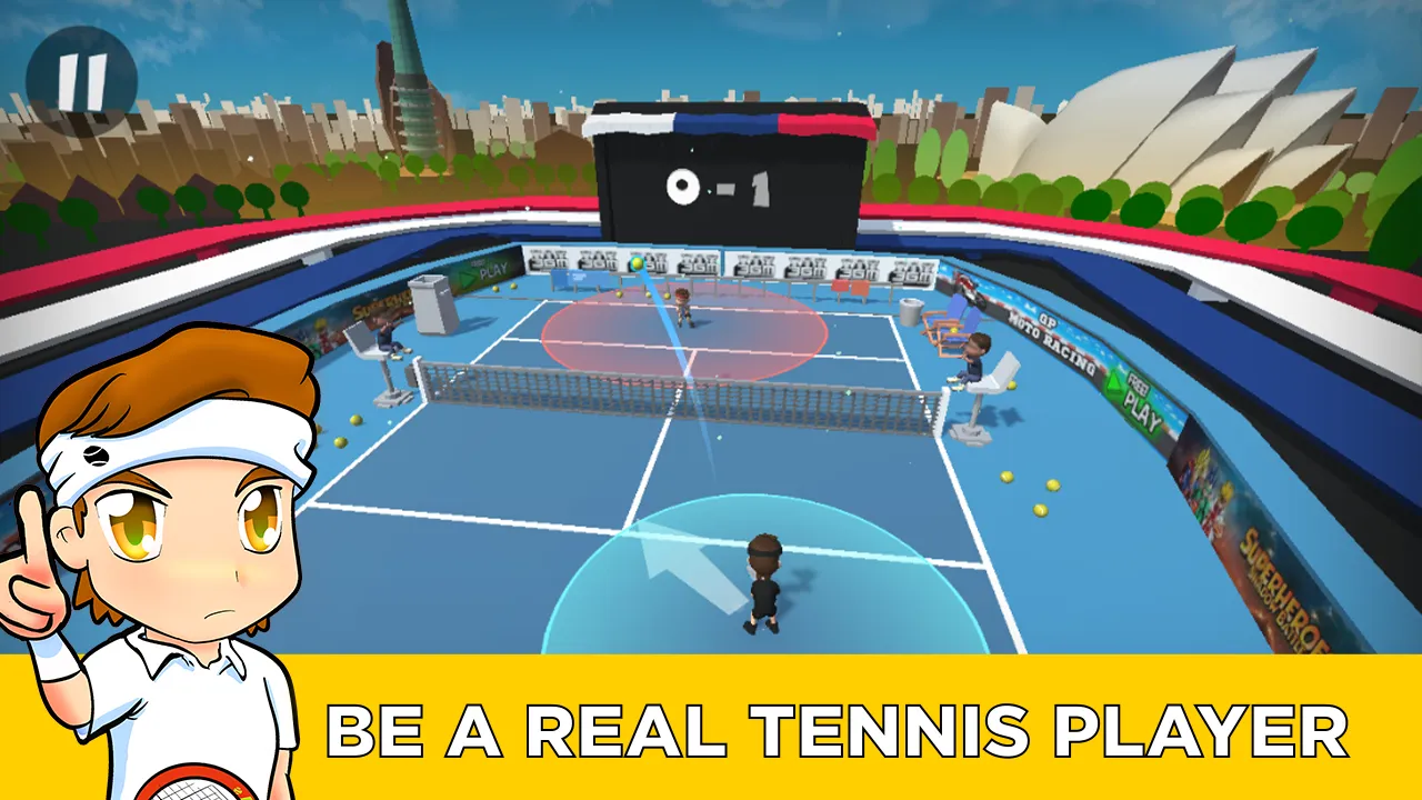 Toons Tennis Super Smash | Indus Appstore | Screenshot