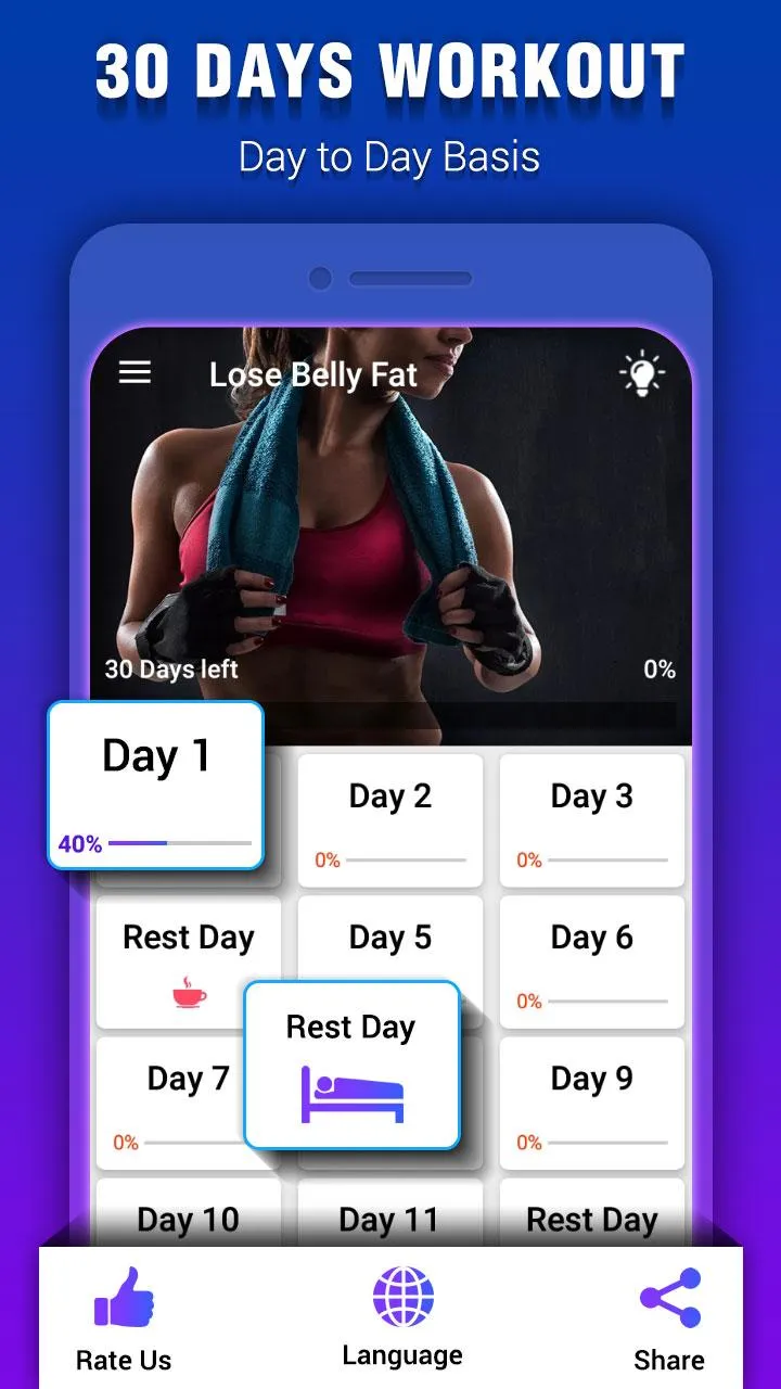 Belly Fat Burning Workout | Indus Appstore | Screenshot